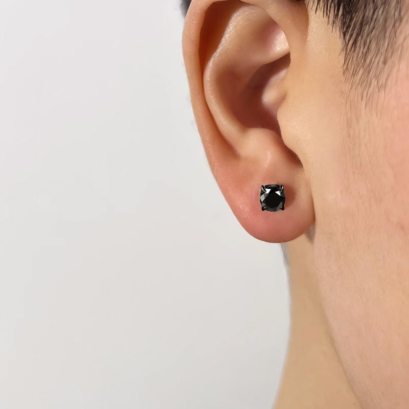 Magnetische Zirkonia-Ohrstecker – kein Piercing nötig