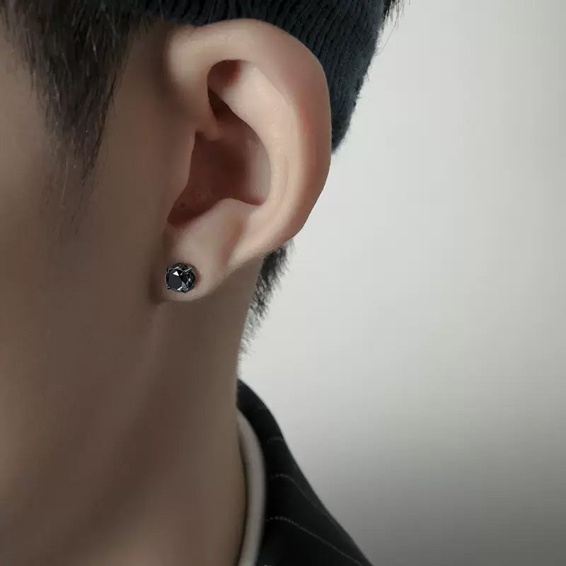 Magnetische Zirkonia-Ohrstecker – kein Piercing nötig