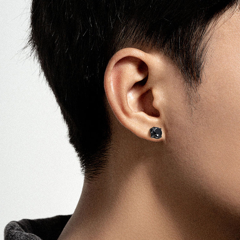 Magnetische Zirkonia-Ohrstecker – kein Piercing nötig