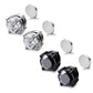 Magnetische Zirkonia-Ohrstecker – kein Piercing nötig