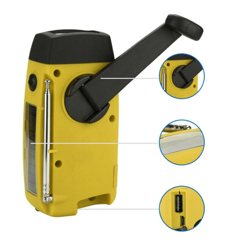 📻⚡【50% Rabatt】Solar-Kurbel Notfallradio – Mit Powerbank, Wetteralarm, USB & 7 Tage Akku. Wasserdicht & robust für Outdoor/Krise. 🌞🔋 Jetzt unschlagbares Angebot sichern!