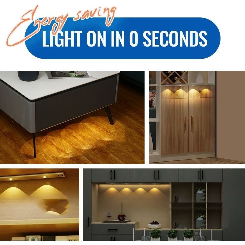 💡 Bewegungsmelder LED-Schrankleuchte - Automatisch & Wiederaufladbar, Einfache Montage ✨😊 Praktische Beleuchtung ohne Kabel für jeden Schrank.