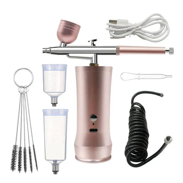 ⚡ Blitzangebot nur für 3 Stunden 🛠️ Kabelloses tragbares Airbrush-Set mit Kompressor
