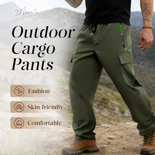 👖 50% RABATT! 💎 Herren Outdoor-Cargohose – Atmungsaktiv & Vielseitige Taschen – Robustes Material, Ganztagskomfort & Inkl. Gratis T-Shirt 🎁