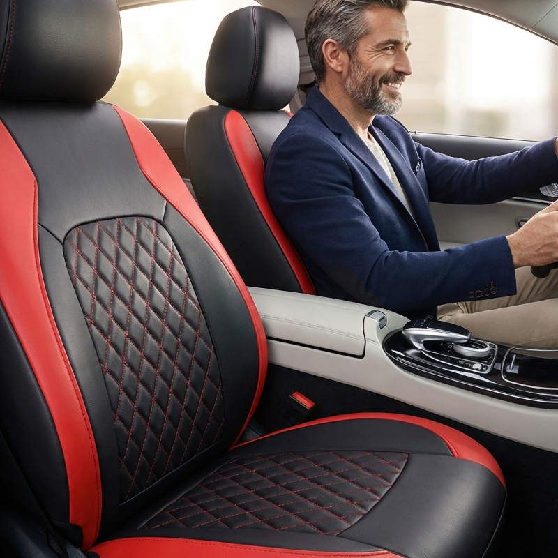 🚗✨ 50% RABATT! 9-teiliges Leder-Autositzbezug-Set – Universelle Passform, Atmungsaktiv & Leicht zu Reinigen für perfekten Innenraum 🛋️
