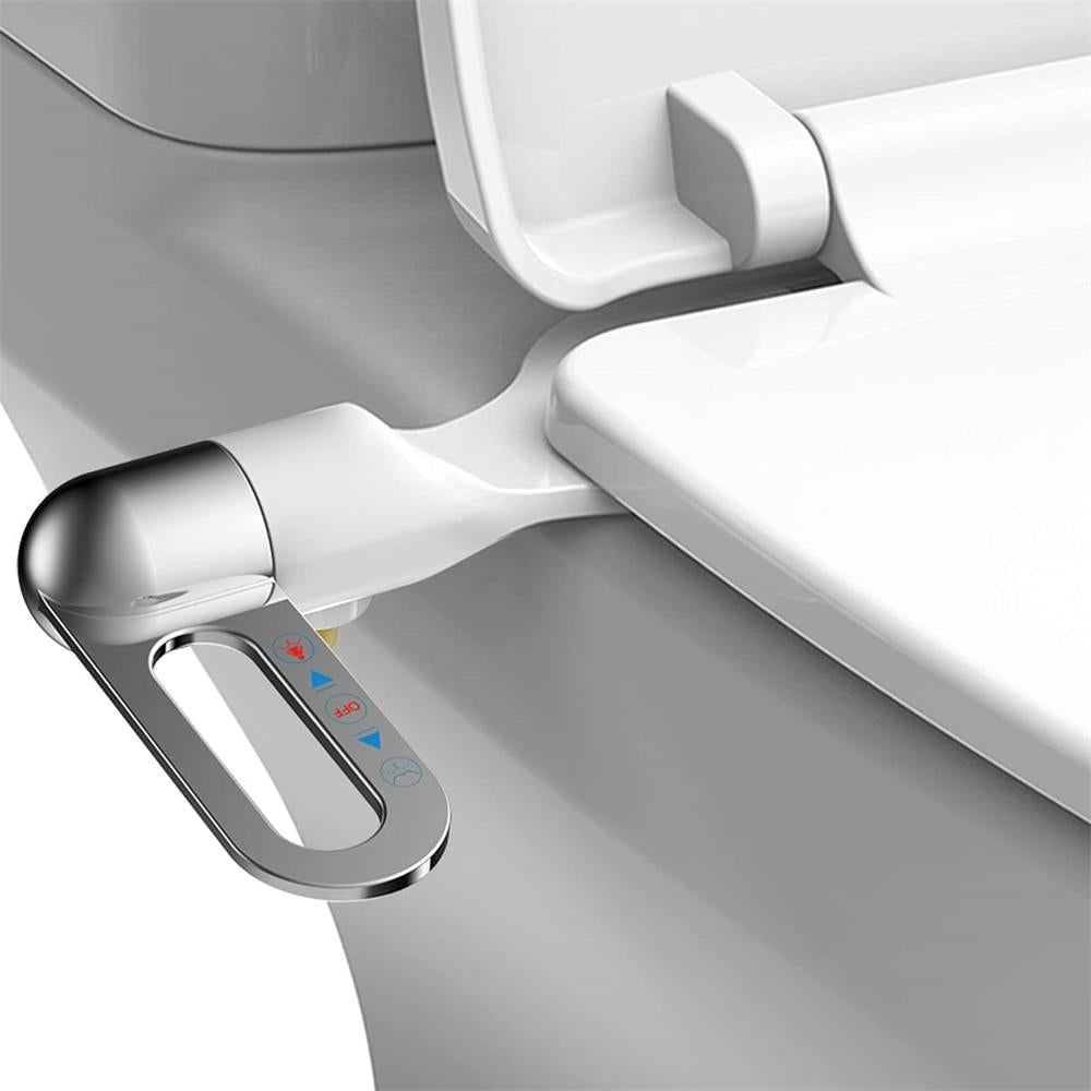 🚽Nichtelektrischer, hygienischer, selbstreinigender Bidet-Aufsatz für Toiletten mit Doppeldüse💦