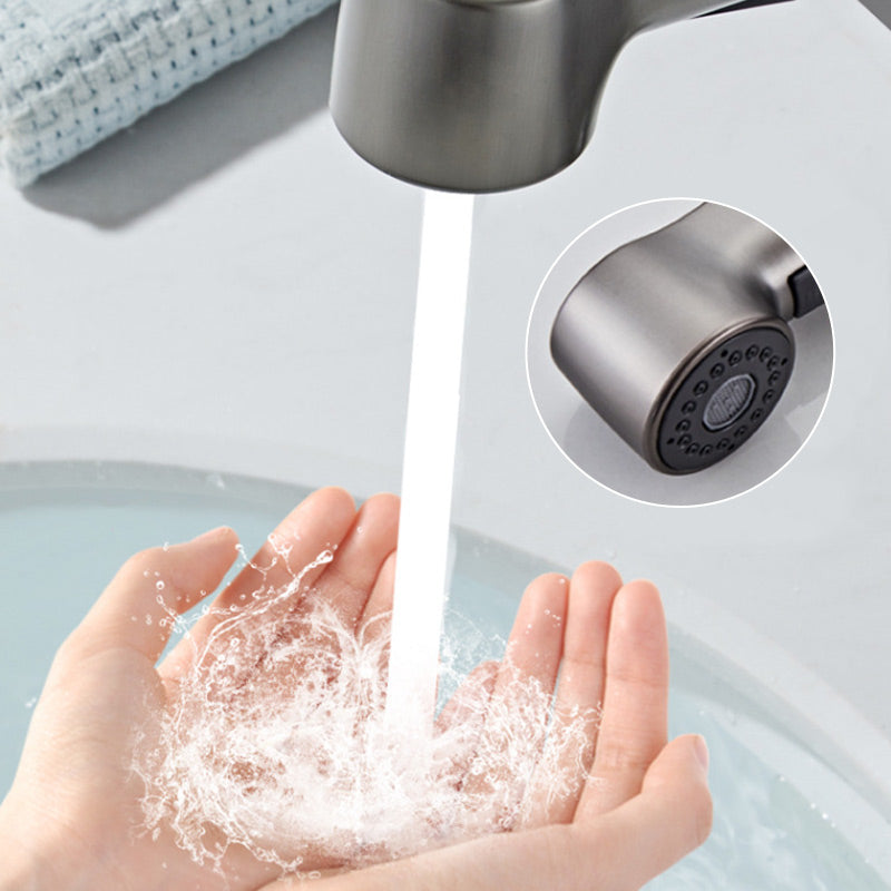 🔥Solange der Vorrat reicht 50 % Rabatt!🎉1-Loch-Badewasserhahn mit herausziehbarer Brause