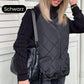 ✨Solange der Vorrat reicht 50% Rabatt!🎉Gestrickte Patchwork-Pufferjacke für Damen