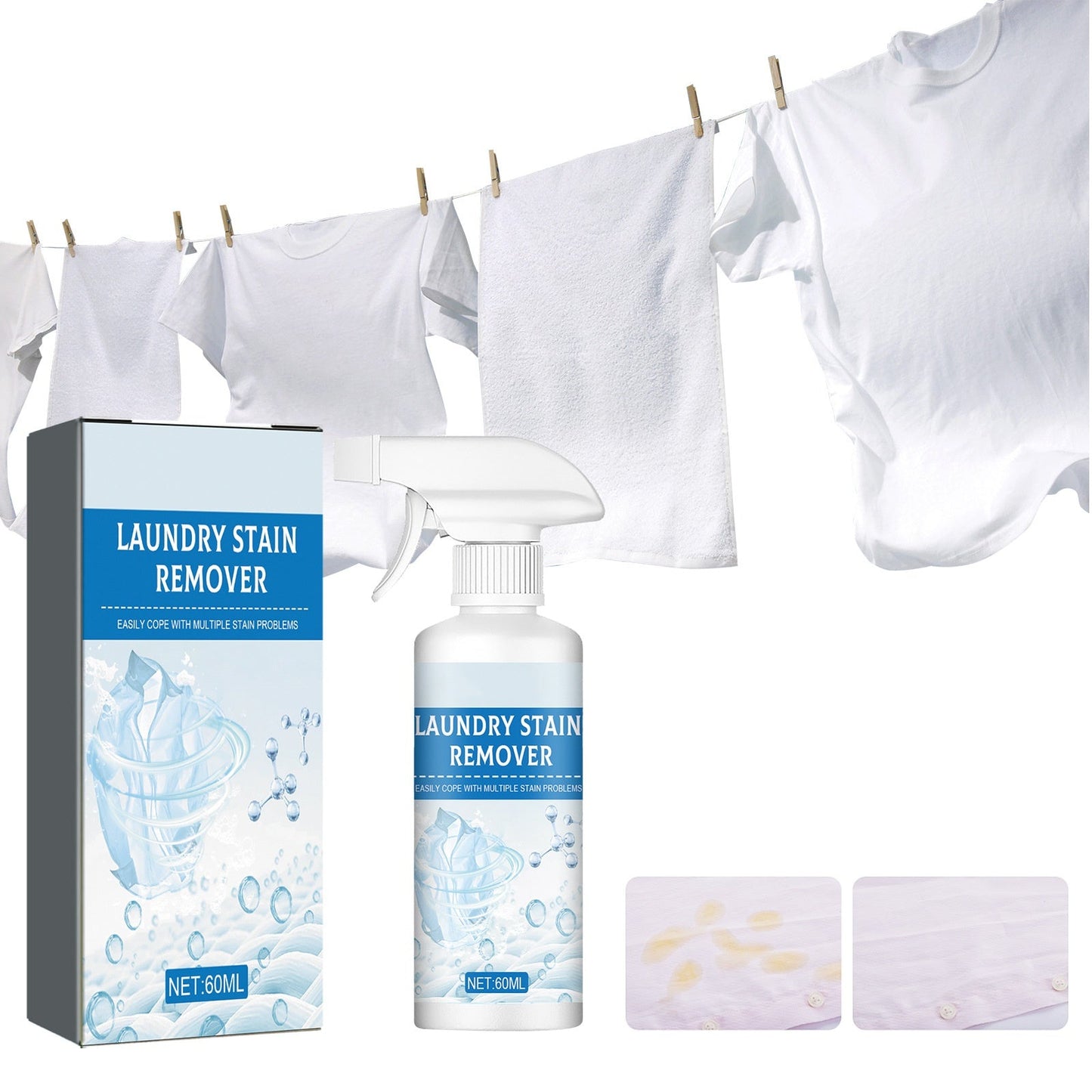 🧼Kraftvolles Wäsche-Fleckenentferner-Spray✨