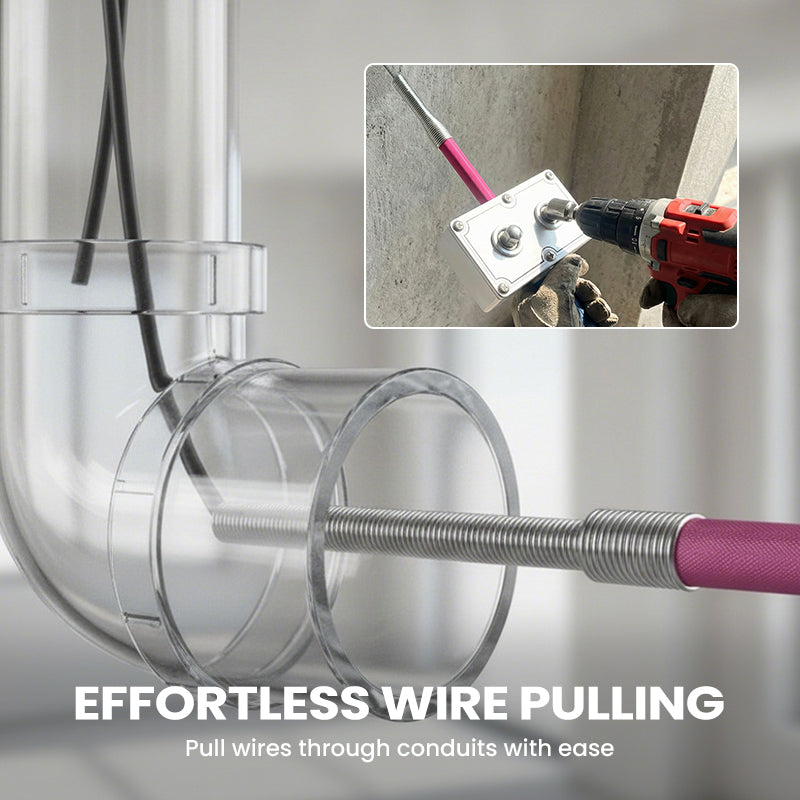 ⚡ Profi-Kabelziehgerät für Elektriker – Bohrerkompatibel, Ergonomisch & Robust – Schnelleres, Müheloseres Kabelziehen