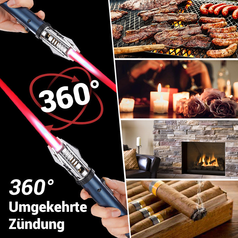 Multifunktionales, großes, winddichtes Schweißbrenner-Feuerzeug
