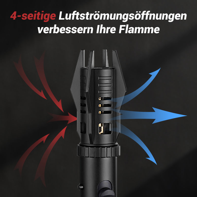 Multifunktionales, großes, winddichtes Schweißbrenner-Feuerzeug