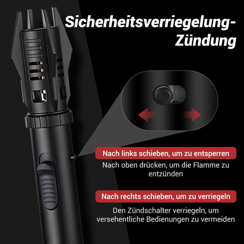 Multifunktionales, großes, winddichtes Schweißbrenner-Feuerzeug