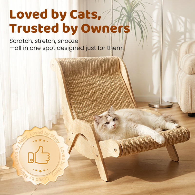 🐱 50% RABATT! ✨ 2-in-1-Kratzbaum aus Sisal – Neuheit 2026 – Platzsparend, Langlebig & Perfekt zum Krallenwetzen 🏠