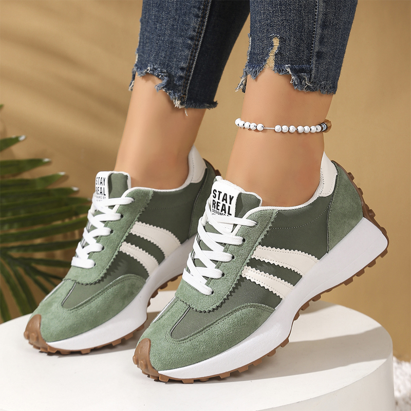 💎 50% RABATT! 💎 Damen-Freizeitschuhe – Klobige Sneaker mit 4 cm Platform, Rutschfest & Retro-Design in 6 Farben 🥿🌈