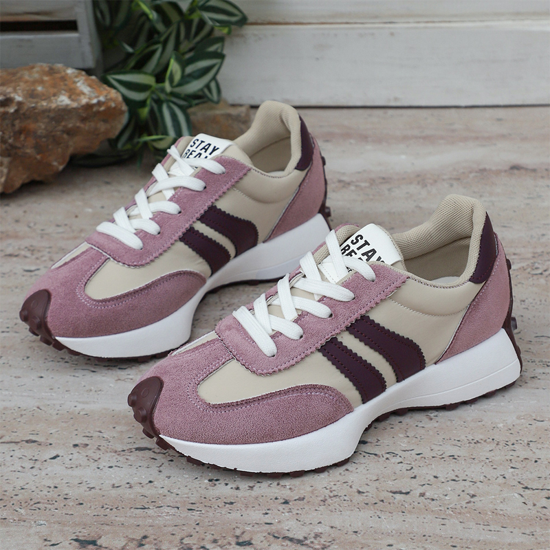 💎 50% RABATT! 💎 Damen-Freizeitschuhe – Klobige Sneaker mit 4 cm Platform, Rutschfest & Retro-Design in 6 Farben 🥿🌈