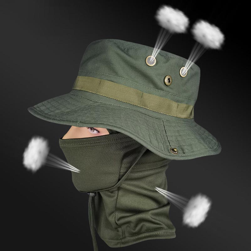💎 50% RABATT! 💎 2-in-1 Camouflage-Angelhut mit abnehmbarer Maske – UPF 50+ Sonnenschutz, Atmungsaktiv & Insektenschutz 🎣🛡️