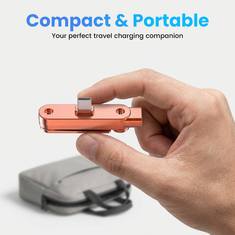 🔋 50% RABATT! ⚡ Schnellladeadapter mit 360° Klappbarem Handyhalter – Universelle Kompatibilität, Kompaktes Design & Freihändig Nutzbar 📱