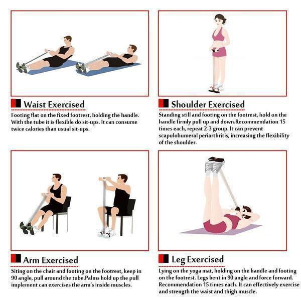 Multifunktionales Widerstandsband – Fußpedal, Bauchmuskeltrainer & Beinübungen💪🏋️‍♀️
