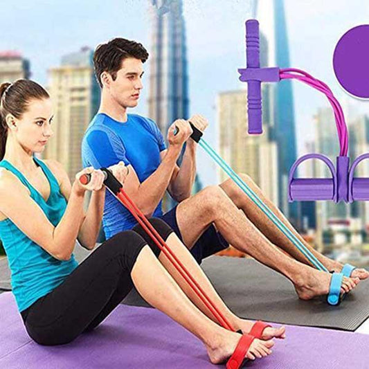 Multifunktionales Widerstandsband – Fußpedal, Bauchmuskeltrainer & Beinübungen💪🏋️‍♀️