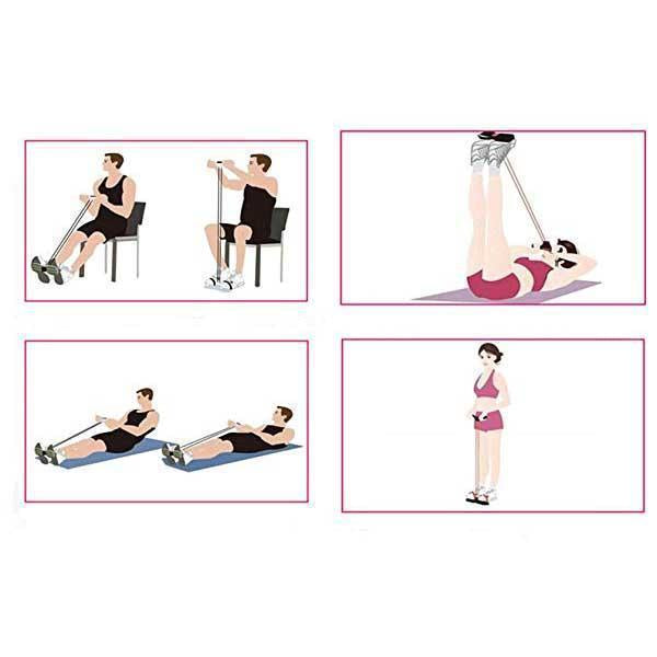 Multifunktionales Widerstandsband – Fußpedal, Bauchmuskeltrainer & Beinübungen💪🏋️‍♀️