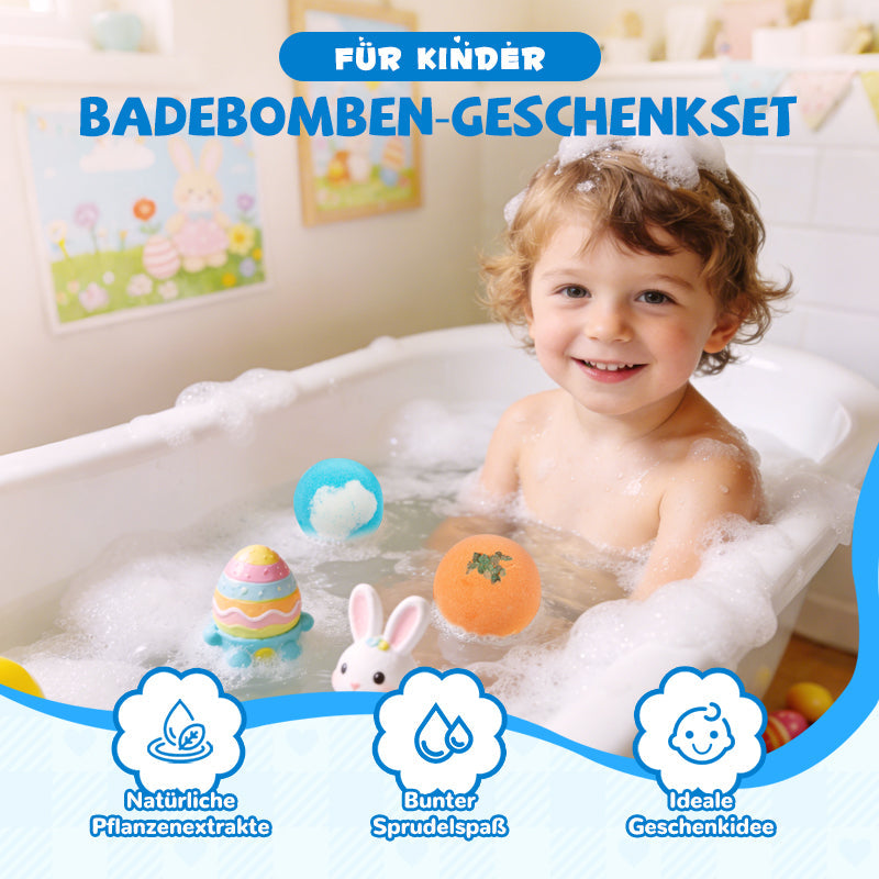🛁 [Neuheit 2026 – 50 % Rabatt, Geschenkbox mit Badekugeln für Kinder💙] – Jeden Tag eine neue Überraschung unter Wasser! 🐳 🎁