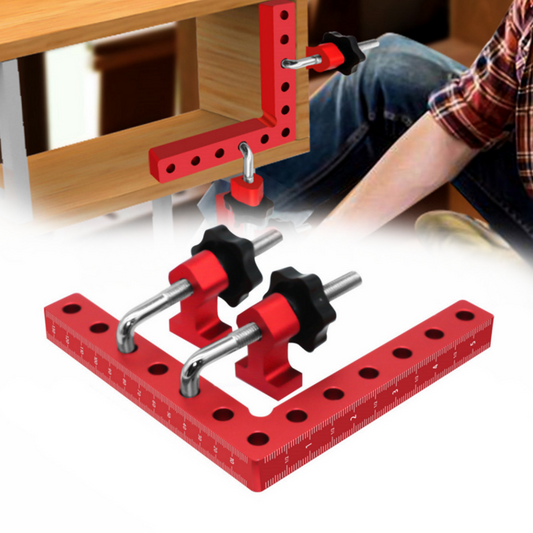 🔧 90° Positionierwinkel & Rechtwinkel-Klemmen Set