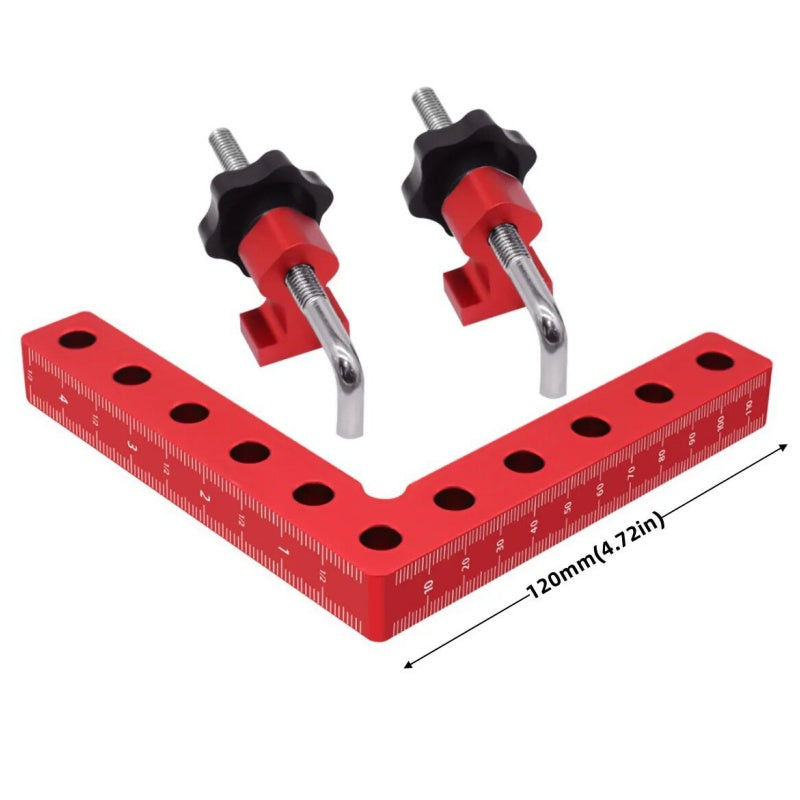 🔧 90° Positionierwinkel & Rechtwinkel-Klemmen Set