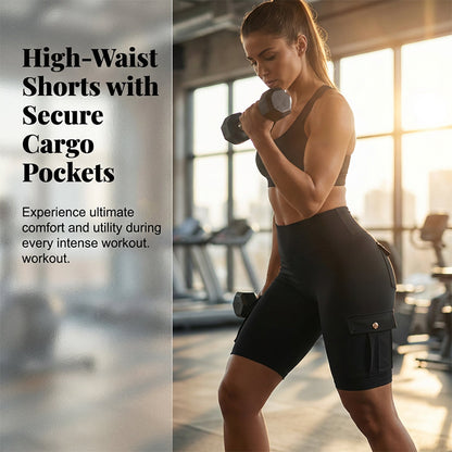 🥳2026 HEISSER SALE🥳💞ÜBER 50.000 VERKAUFT!💥🧘‍♀️🍑 50 % RABATT! High-Waist-Shorts mit Po-Lifting-Effekt – 4-Wege-Stretch, blickdicht. Taschen für Handy & Schlüssel. Sanfte Bauchkontrolle, ganztägiger Tragekomfort. Dein perfekter Trainingspartner. 🩳✨