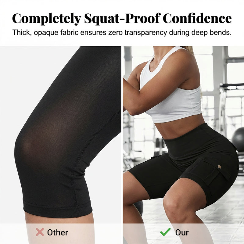 🥳2026 HEISSER SALE🥳💞ÜBER 50.000 VERKAUFT!💥🧘‍♀️🍑 50 % RABATT! High-Waist-Shorts mit Po-Lifting-Effekt – 4-Wege-Stretch, blickdicht. Taschen für Handy & Schlüssel. Sanfte Bauchkontrolle, ganztägiger Tragekomfort. Dein perfekter Trainingspartner. 🩳✨