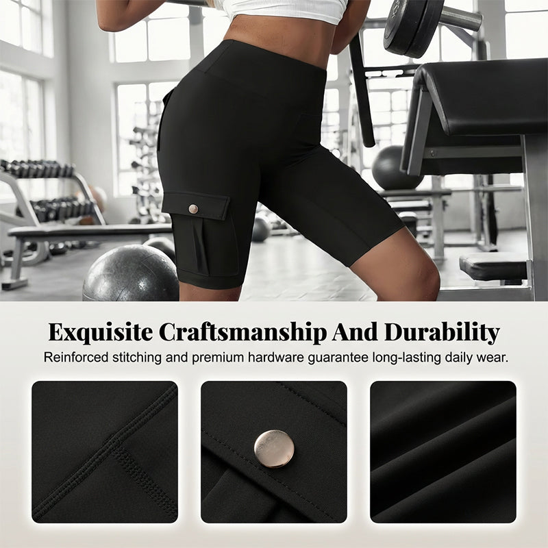 🥳2026 HEISSER SALE🥳💞ÜBER 50.000 VERKAUFT!💥🧘‍♀️🍑 50 % RABATT! High-Waist-Shorts mit Po-Lifting-Effekt – 4-Wege-Stretch, blickdicht. Taschen für Handy & Schlüssel. Sanfte Bauchkontrolle, ganztägiger Tragekomfort. Dein perfekter Trainingspartner. 🩳✨