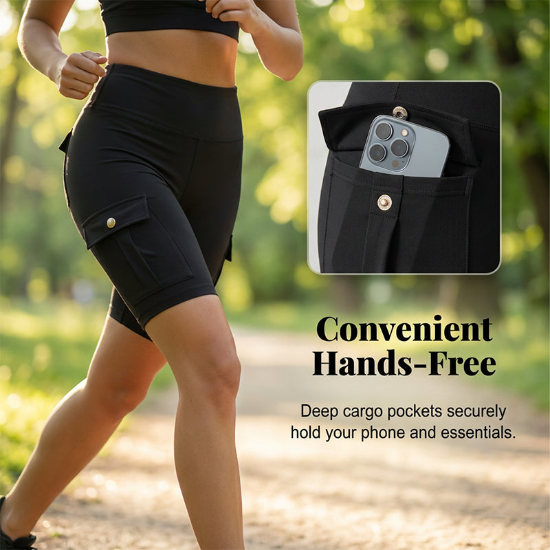 🥳2026 HEISSER SALE🥳💞ÜBER 50.000 VERKAUFT!💥🧘‍♀️🍑 50 % RABATT! High-Waist-Shorts mit Po-Lifting-Effekt – 4-Wege-Stretch, blickdicht. Taschen für Handy & Schlüssel. Sanfte Bauchkontrolle, ganztägiger Tragekomfort. Dein perfekter Trainingspartner. 🩳✨
