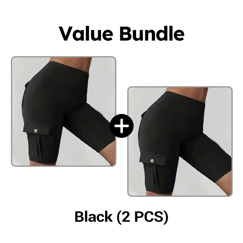 🥳2026 HEISSER SALE🥳💞ÜBER 50.000 VERKAUFT!💥🧘‍♀️🍑 50 % RABATT! High-Waist-Shorts mit Po-Lifting-Effekt – 4-Wege-Stretch, blickdicht. Taschen für Handy & Schlüssel. Sanfte Bauchkontrolle, ganztägiger Tragekomfort. Dein perfekter Trainingspartner. 🩳✨