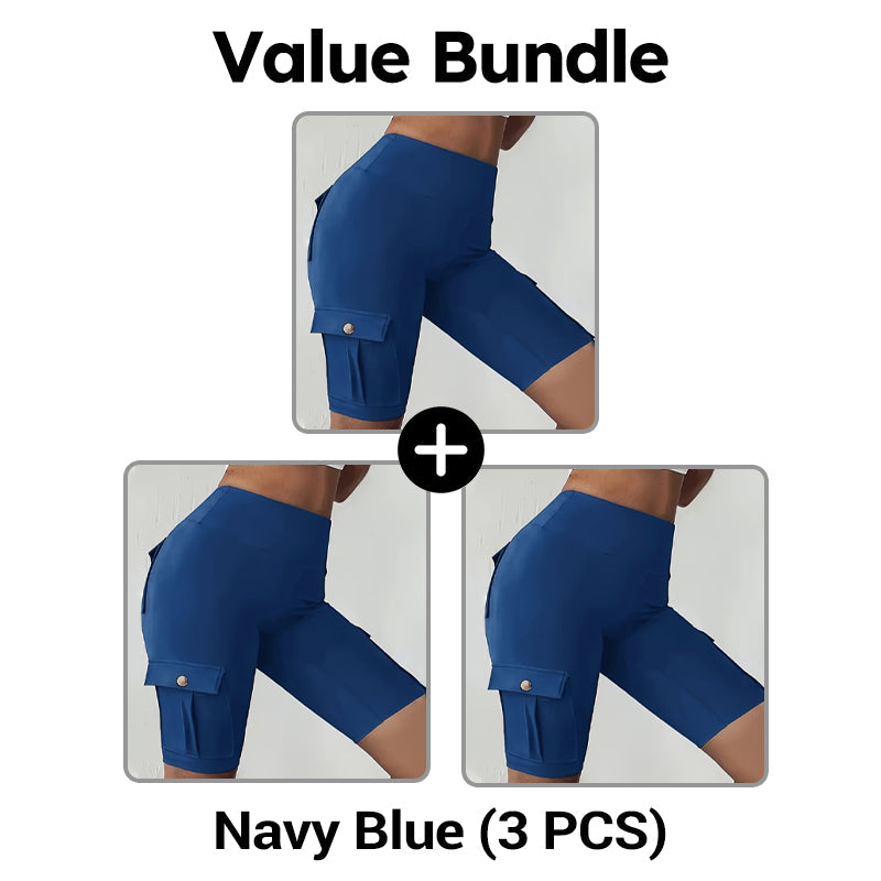 🥳2026 HEISSER SALE🥳💞ÜBER 50.000 VERKAUFT!💥🧘‍♀️🍑 50 % RABATT! High-Waist-Shorts mit Po-Lifting-Effekt – 4-Wege-Stretch, blickdicht. Taschen für Handy & Schlüssel. Sanfte Bauchkontrolle, ganztägiger Tragekomfort. Dein perfekter Trainingspartner. 🩳✨