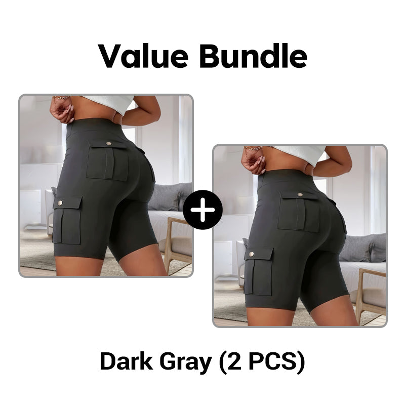 🥳2026 HEISSER SALE🥳💞ÜBER 50.000 VERKAUFT!💥🧘‍♀️🍑 50 % RABATT! High-Waist-Shorts mit Po-Lifting-Effekt – 4-Wege-Stretch, blickdicht. Taschen für Handy & Schlüssel. Sanfte Bauchkontrolle, ganztägiger Tragekomfort. Dein perfekter Trainingspartner. 🩳✨