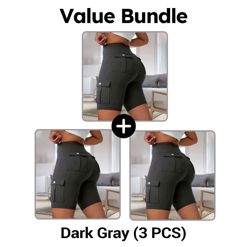 🥳2026 HEISSER SALE🥳💞ÜBER 50.000 VERKAUFT!💥🧘‍♀️🍑 50 % RABATT! High-Waist-Shorts mit Po-Lifting-Effekt – 4-Wege-Stretch, blickdicht. Taschen für Handy & Schlüssel. Sanfte Bauchkontrolle, ganztägiger Tragekomfort. Dein perfekter Trainingspartner. 🩳✨