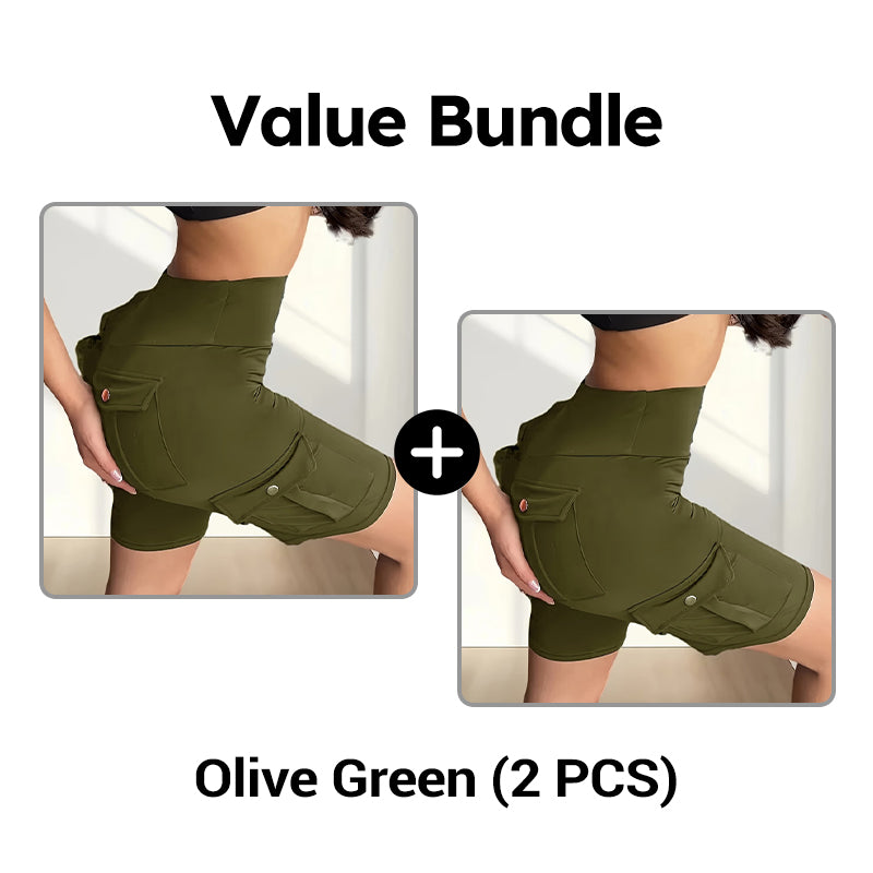 🥳2026 HEISSER SALE🥳💞ÜBER 50.000 VERKAUFT!💥🧘‍♀️🍑 50 % RABATT! High-Waist-Shorts mit Po-Lifting-Effekt – 4-Wege-Stretch, blickdicht. Taschen für Handy & Schlüssel. Sanfte Bauchkontrolle, ganztägiger Tragekomfort. Dein perfekter Trainingspartner. 🩳✨