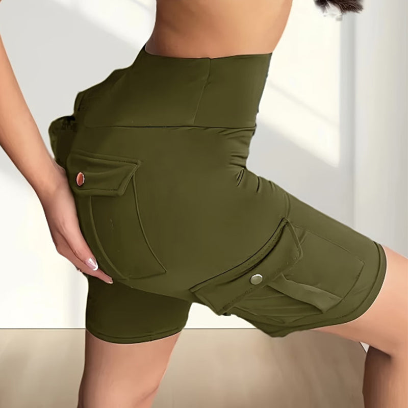 🥳2026 HEISSER SALE🥳💞ÜBER 50.000 VERKAUFT!💥🧘‍♀️🍑 50 % RABATT! High-Waist-Shorts mit Po-Lifting-Effekt – 4-Wege-Stretch, blickdicht. Taschen für Handy & Schlüssel. Sanfte Bauchkontrolle, ganztägiger Tragekomfort. Dein perfekter Trainingspartner. 🩳✨