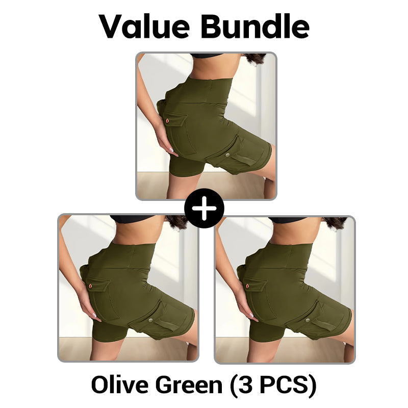 🥳2026 HEISSER SALE🥳💞ÜBER 50.000 VERKAUFT!💥🧘‍♀️🍑 50 % RABATT! High-Waist-Shorts mit Po-Lifting-Effekt – 4-Wege-Stretch, blickdicht. Taschen für Handy & Schlüssel. Sanfte Bauchkontrolle, ganztägiger Tragekomfort. Dein perfekter Trainingspartner. 🩳✨