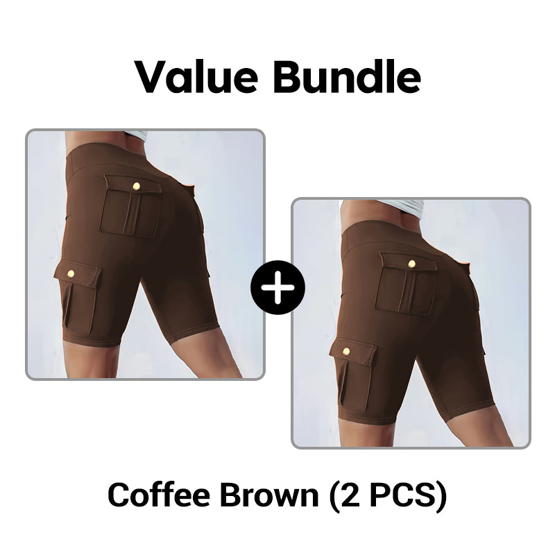 🥳2026 HEISSER SALE🥳💞ÜBER 50.000 VERKAUFT!💥🧘‍♀️🍑 50 % RABATT! High-Waist-Shorts mit Po-Lifting-Effekt – 4-Wege-Stretch, blickdicht. Taschen für Handy & Schlüssel. Sanfte Bauchkontrolle, ganztägiger Tragekomfort. Dein perfekter Trainingspartner. 🩳✨