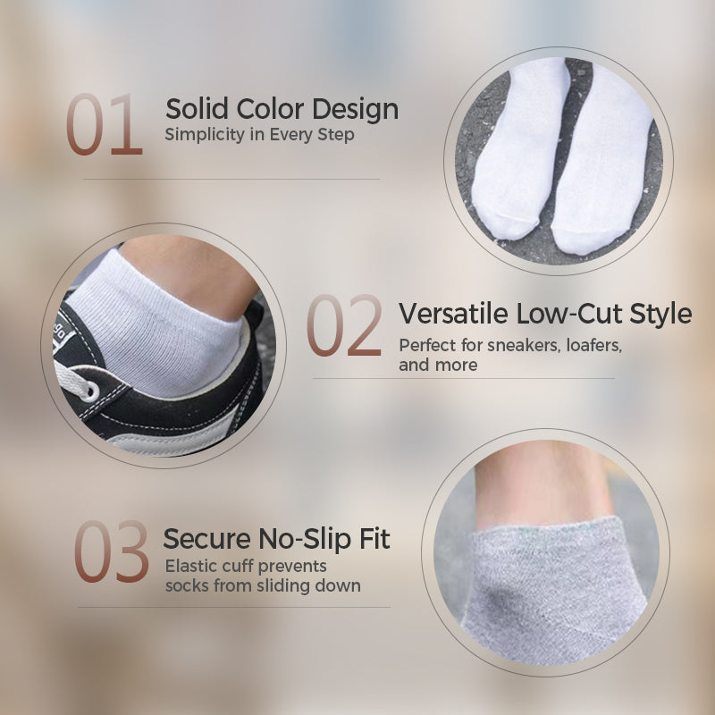3 Paar Socken in Einheitsgröße - Atmungsaktive Sportsocken aus Baumwollmischung