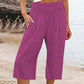 【S–3XL】🍂Leichte Damen-Crop-Hose mit elastischem Bund