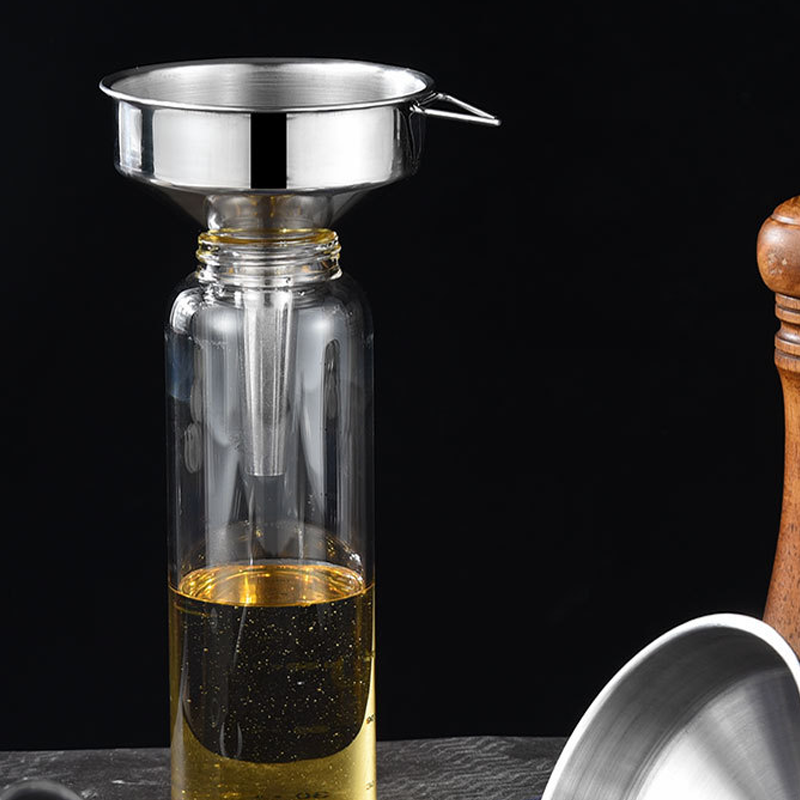 🥫 50% RABATT! 🔧 Edelstahl-Küchentrichter – Rostfrei, Leicht Zu Reinigen & Ideal Zum Umfüllen Von Flüssigkeiten, Gewürzen & Mehlen 🧑‍🍳
