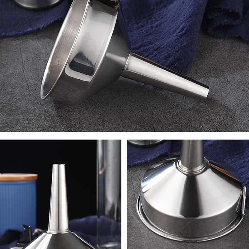 🥫 50% RABATT! 🔧 Edelstahl-Küchentrichter – Rostfrei, Leicht Zu Reinigen & Ideal Zum Umfüllen Von Flüssigkeiten, Gewürzen & Mehlen 🧑‍🍳