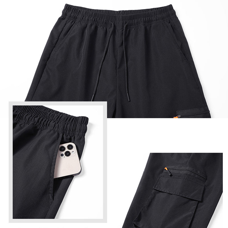 ⏰ 50% RABATT – Nur für kurze Zeit ✨Straight-Leg Cargo-Hose mit elastischem Kordelzug 🌿 Bequem & Ideal für Alltag und Outdoor