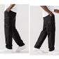 ⏰ 50% RABATT – Nur für kurze Zeit ✨Straight-Leg Cargo-Hose mit elastischem Kordelzug 🌿 Bequem & Ideal für Alltag und Outdoor