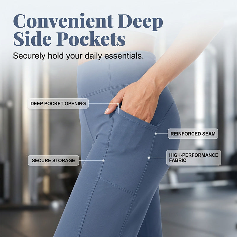 ✨Elegante Yoga-Hose mit figurformendem Effekt