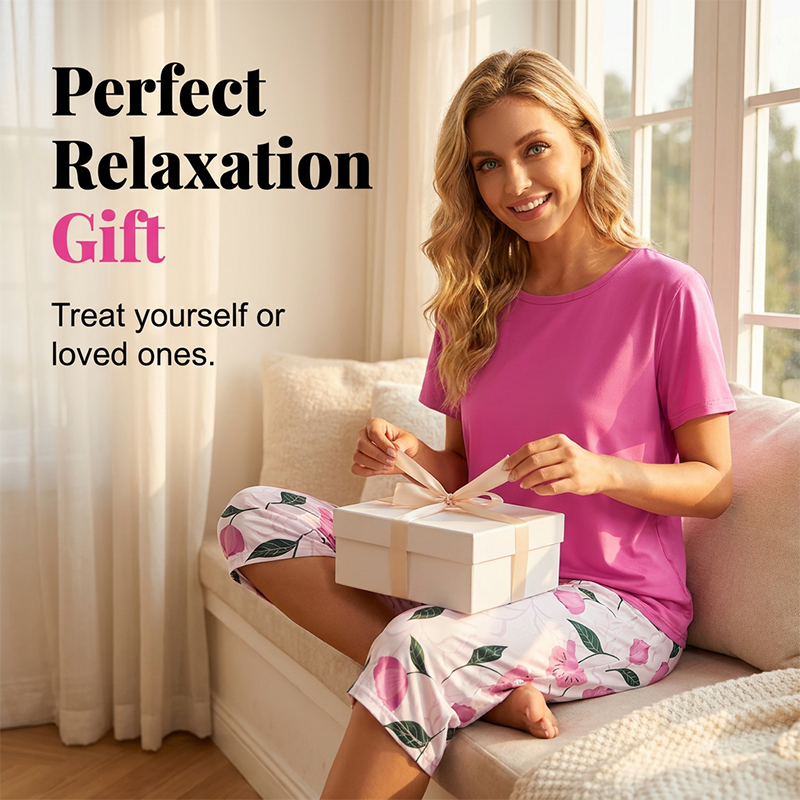 💤🔥 SOMMER-DEAL: -50% 👗 Damen bequemer Pyjama-Set – weich, luftig & perfekt für warme Nächte ✨