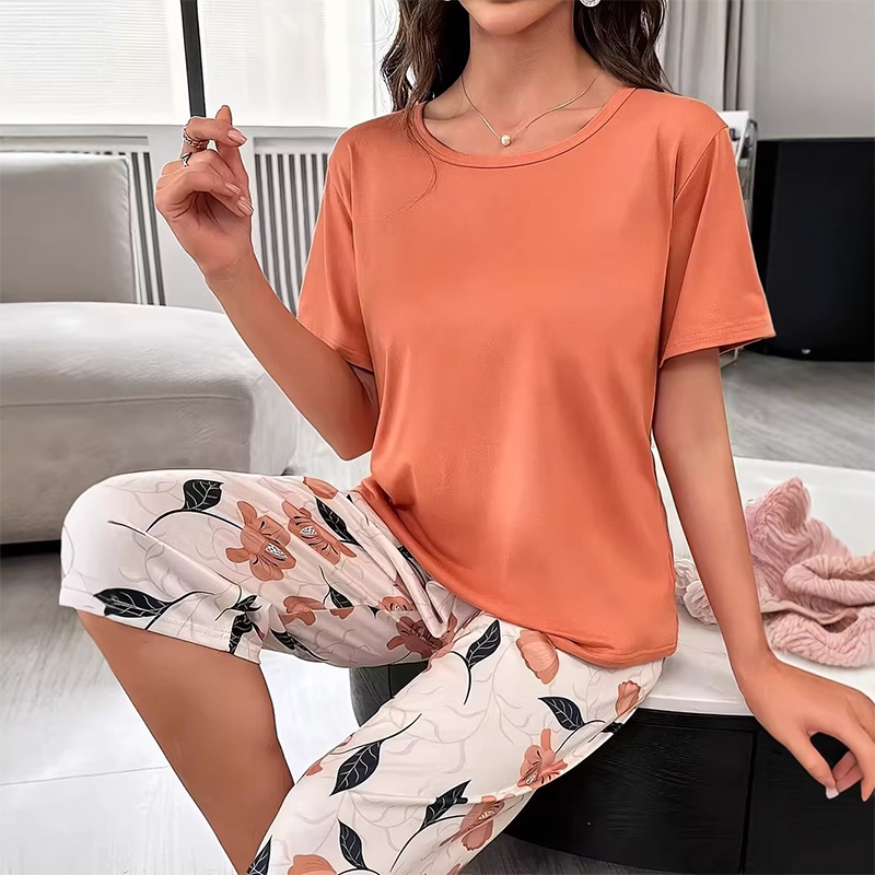 💤🔥 SOMMER-DEAL: -50% 👗 Damen bequemer Pyjama-Set – weich, luftig & perfekt für warme Nächte ✨