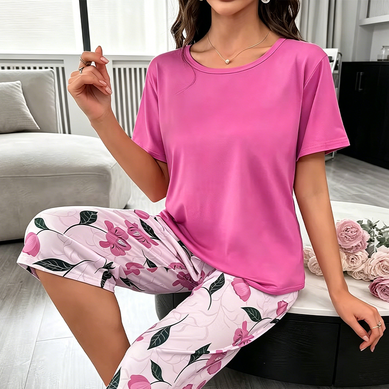 💤🔥 SOMMER-DEAL: -50% 👗 Damen bequemer Pyjama-Set – weich, luftig & perfekt für warme Nächte ✨
